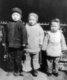 USA: A group of three Chinese children, San Francisco Chinatown, c. 1900