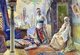 Middle East / Italy: 'The rug merchant', Amedeo Simonetti (1874-1922), c. 1900